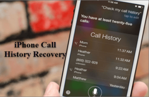 how to retrieve call history on iphone